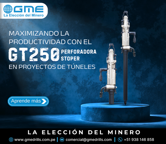 Maximización De La Productividad Con La Perforadora Stoper GT250 En Proyectos De Construcción De Túneles