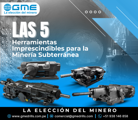 Las 5 Herramientas Imprescindibles Para La Minería Subterránea