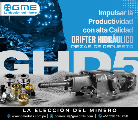 Aumente la Productividad con Repuestos de Alta Calidad para el GHD5 Drifter Hidraulico