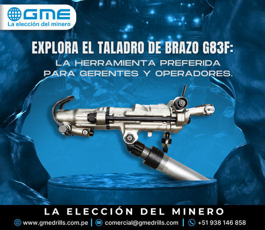 Explore El Taladro Jackleg G83F: La Herramienta Preferida Por Gerentes Y Operadores