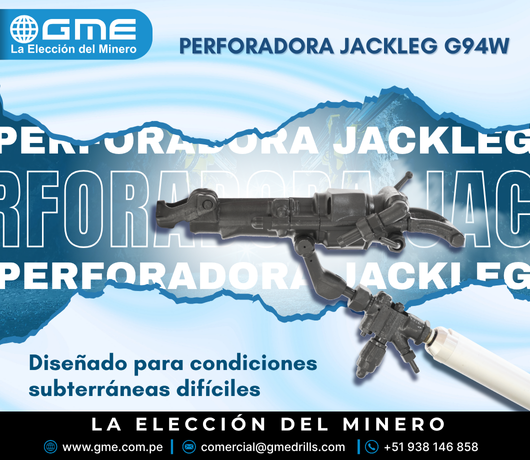 G94W Perforadora Jackleg: Diseñada para Condiciones Subterráneas Extremas