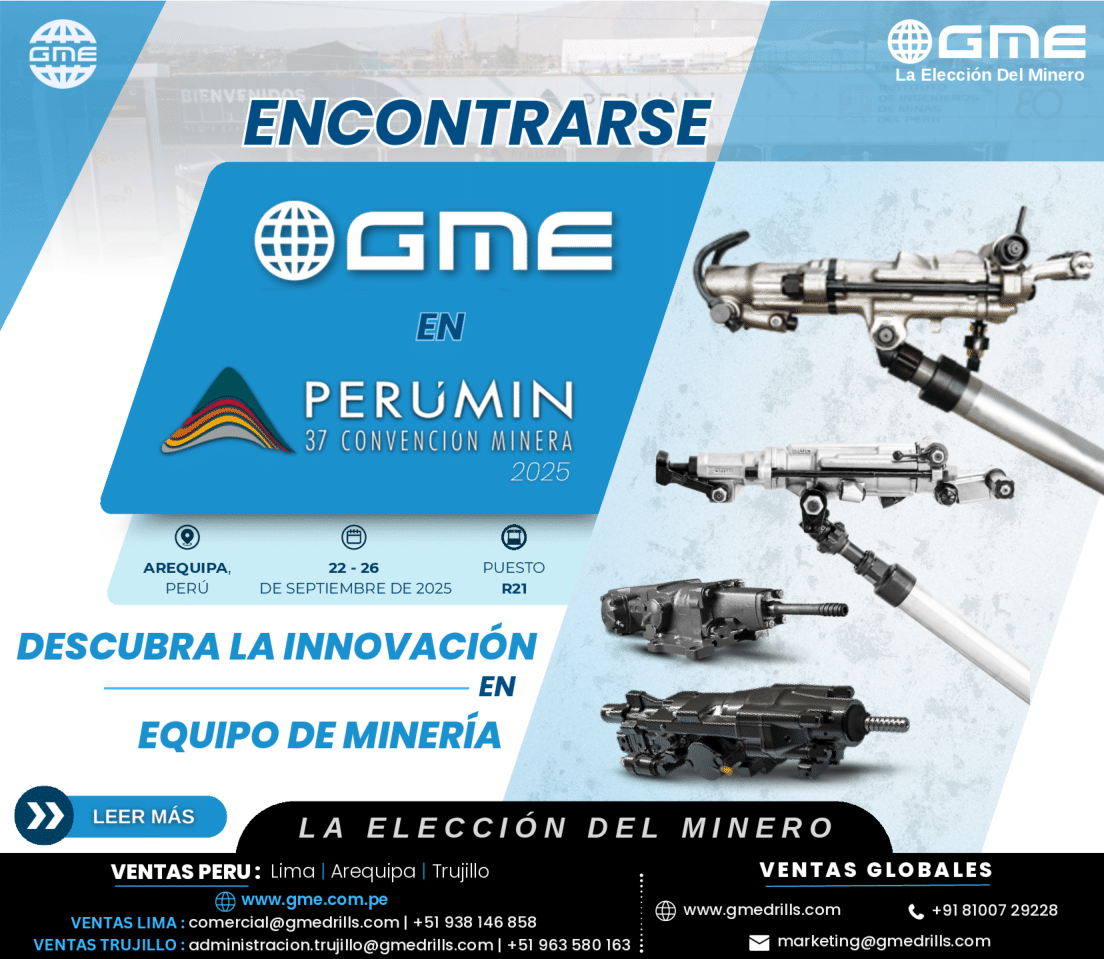 Únete a GME en PERUMIN 2025 – Descubre la Innovación en Equipos de Minería
