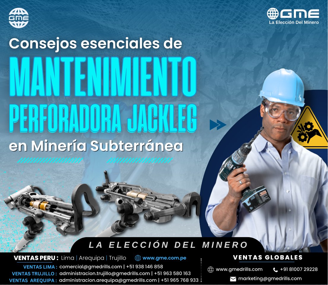 Consejos esenciales de mantenimiento para perforadoras jackleg en minería subterránea